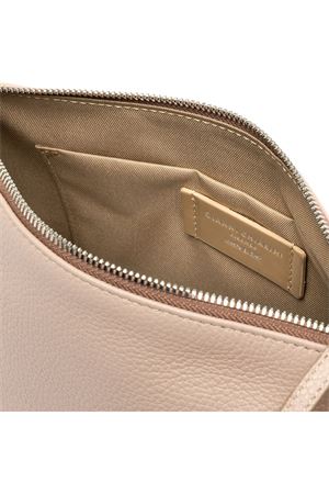 Nora Pouch bag in pink hammered leather GIANNI CHIARINI | BS10225GRN14363